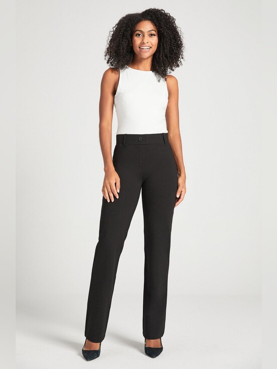Betabrand Pants - *New w/o Tags!* Classic DPYP™ Dress Pant Yoga Pant | Straight (Black) Size 16/18